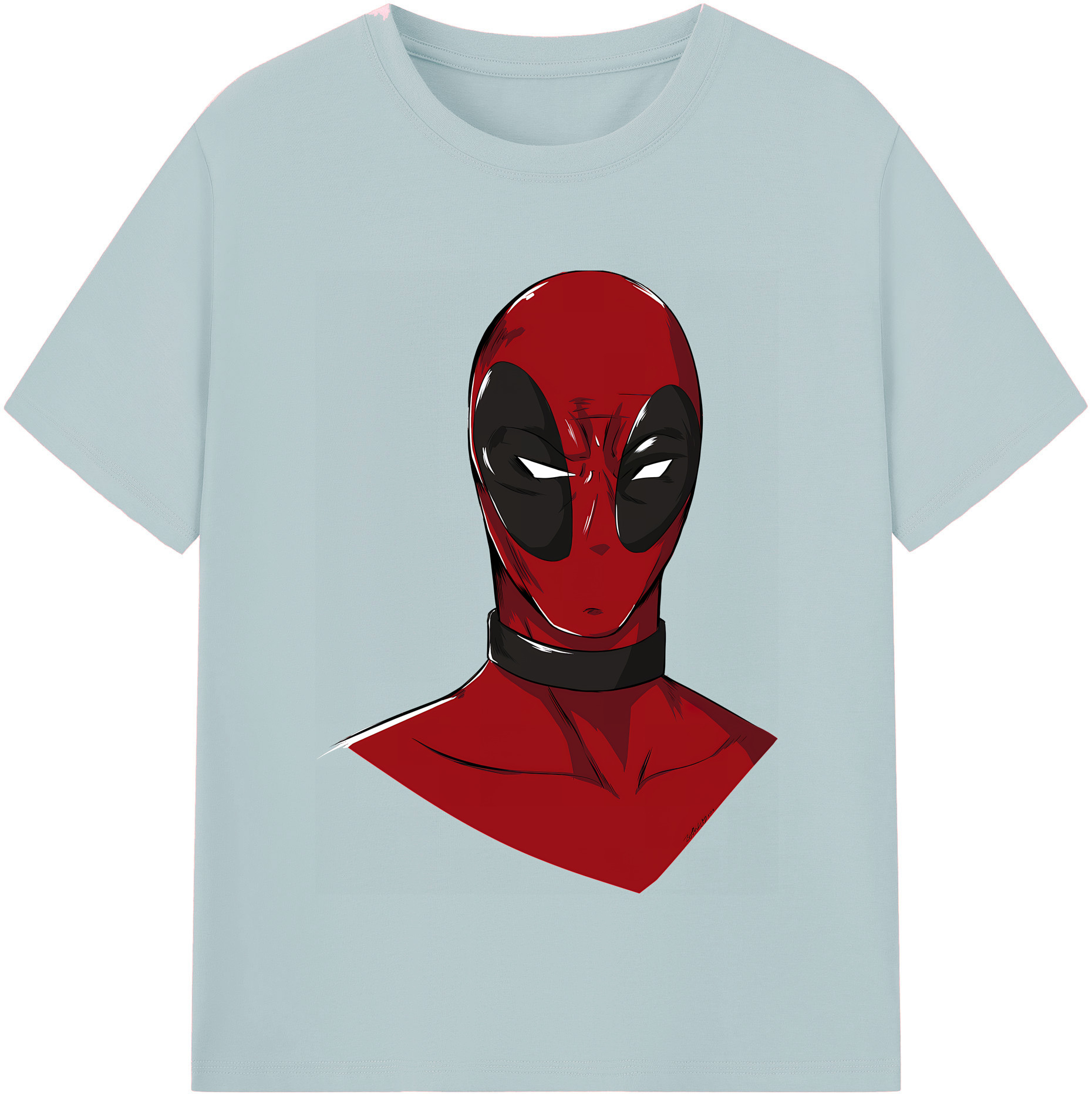 （画像用） Deadpool デッドプール 綿100％半袖Tシャツ（フロントプリント）